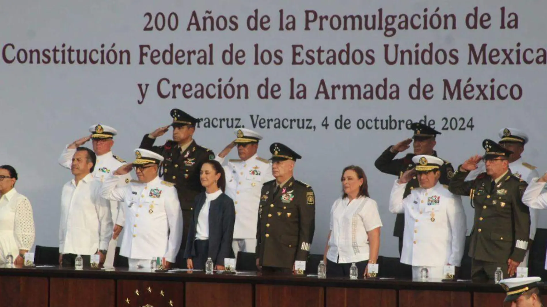 Claudia Sheinbaum en Desfile de la Marina 2024